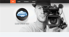 Desktop Screenshot of cloudstreamhost.com